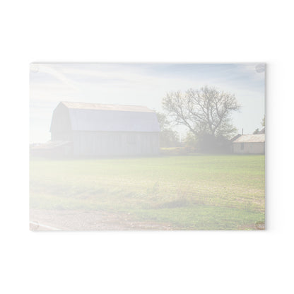 Barn Boutique Rustic Tempered-Glass Cutting Board| North Gera Road Red