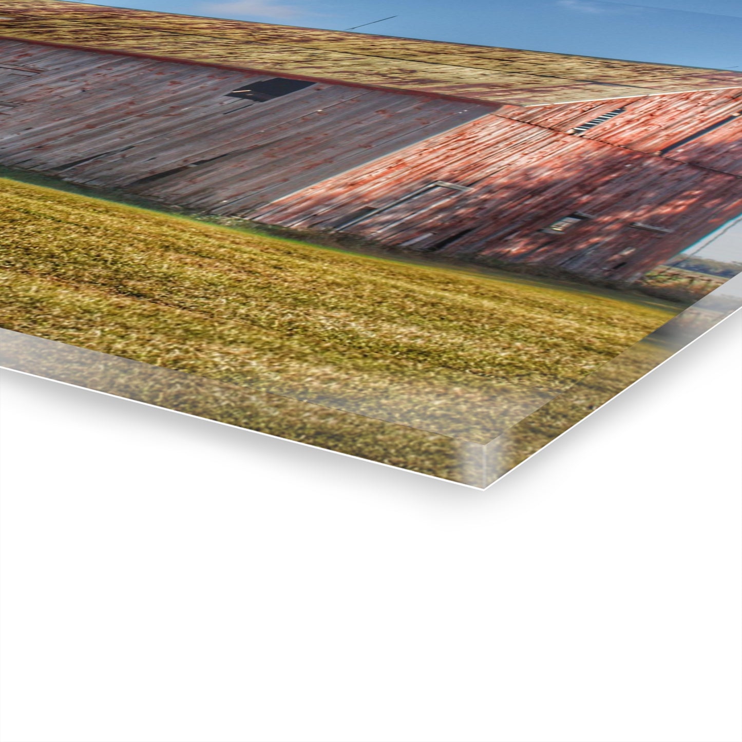 U R There Photography Fargo Road Saltbox Rustic Farmhouse Acrylic Wall Print