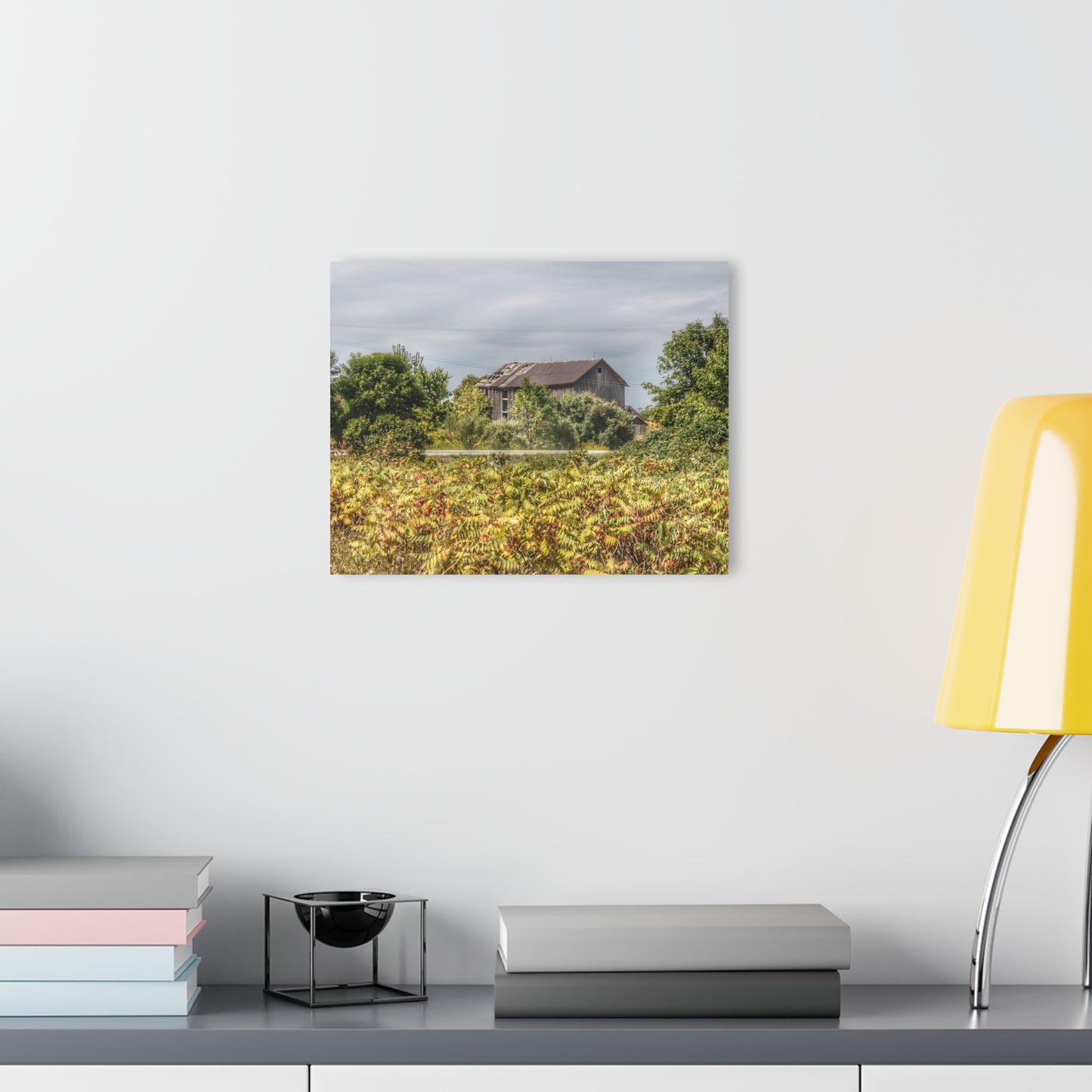 U R There Photography Van Dyke Grey Rustic Farmhouse Acrylic Wall Print