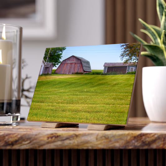 U R There Photography Cass City Elmwood Greys Rustic Farmhouse Decorative Ceramic Tile