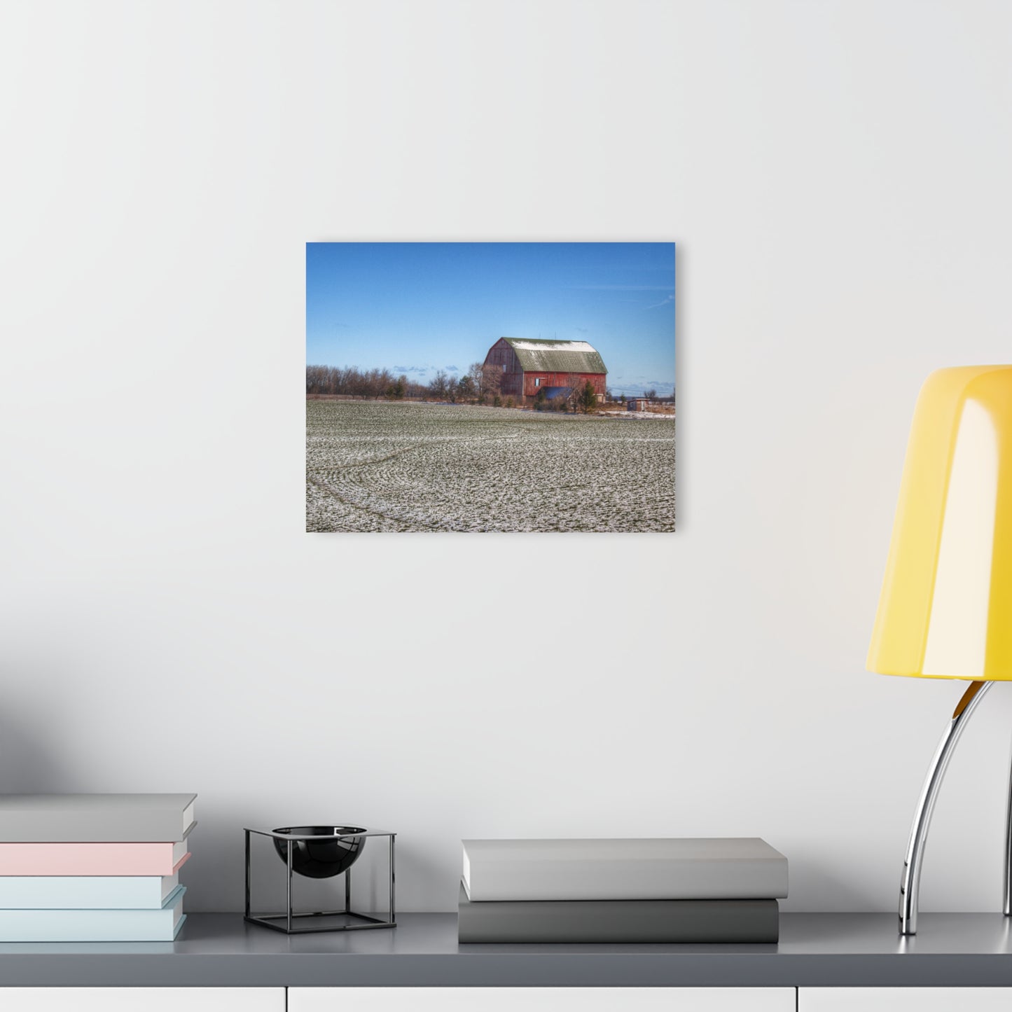 Barn Boutique Modern Farmhouse Acrylic Wall Print| Spring Red III