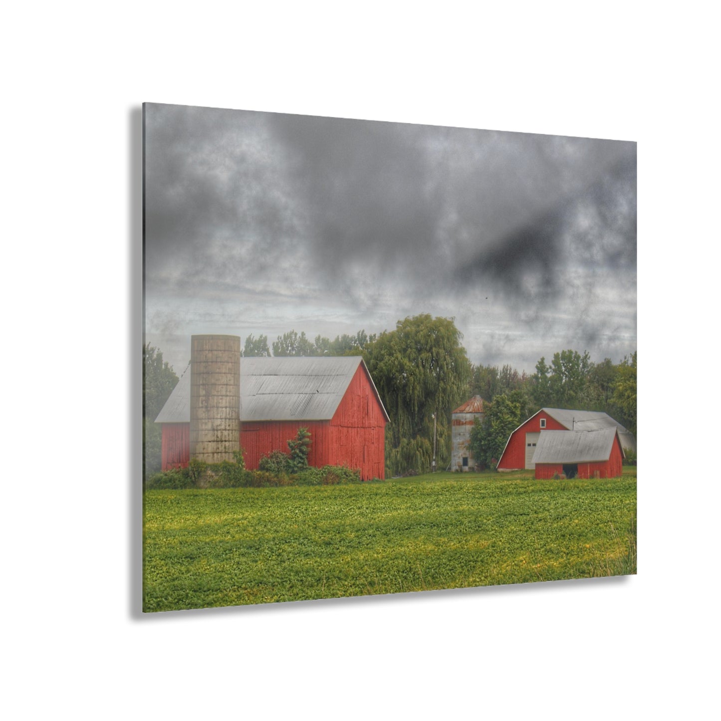 U R There Photography Kingston Road Trio I Rustic Farmhouse Acrylic Wall Print