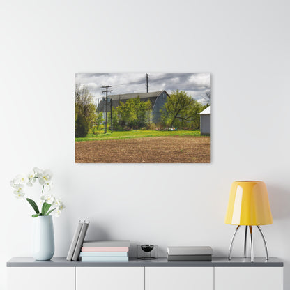 U R There Photography Rescue Road Old Grey Rustic Farmhouse Acrylic Wall Print