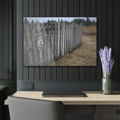 U R There Photography Country Fence Rustic Farmhouse Acrylic Wall Print