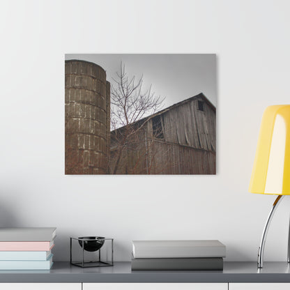 U R There Photography Brandon Hill Grey Rustic Farmhouse Acrylic Wall Print