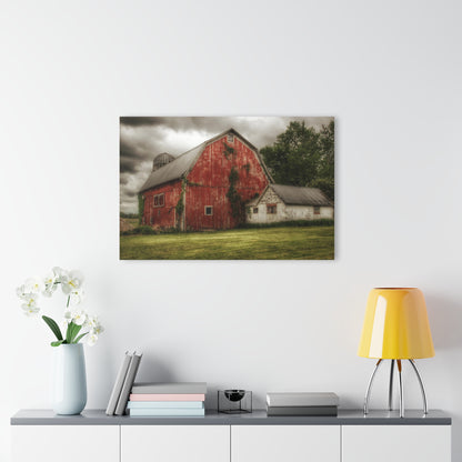U R There Photography Stanley Road Red I Rustic Farmhouse Acrylic Wall Print