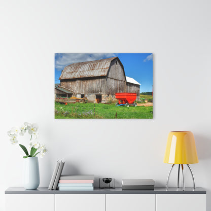 U R There Photography Kings Mill Grey Rustic Farmhouse Acrylic Wall Print