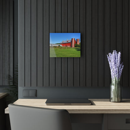 U R There Photography Baldwin Red II Rustic Farmhouse Acrylic Wall Print