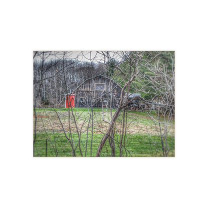 U R There Photography Hidden Capac Grey Rustic Farmhouse Decorative Ceramic Tile