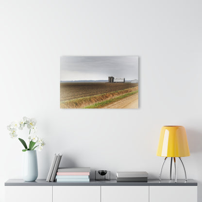 U R There Photography North Gates Road Old Grey I Rustic Farmhouse Acrylic Wall Print