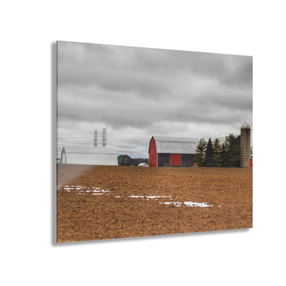 U R There Photography Ormes Road Old Grey Rustic Farmhouse Acrylic Wall Print