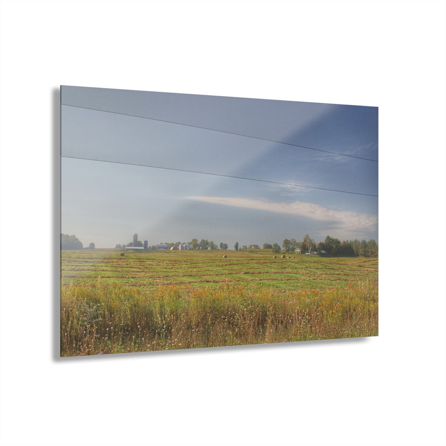 U R There Photography Farm Across the Field Rustic Farmhouse Acrylic Wall Print