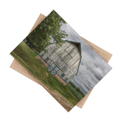U R There Photography Bristol Road White I Rustic Farmhouse Decorative Ceramic Tile 6" × 8" Glossy
