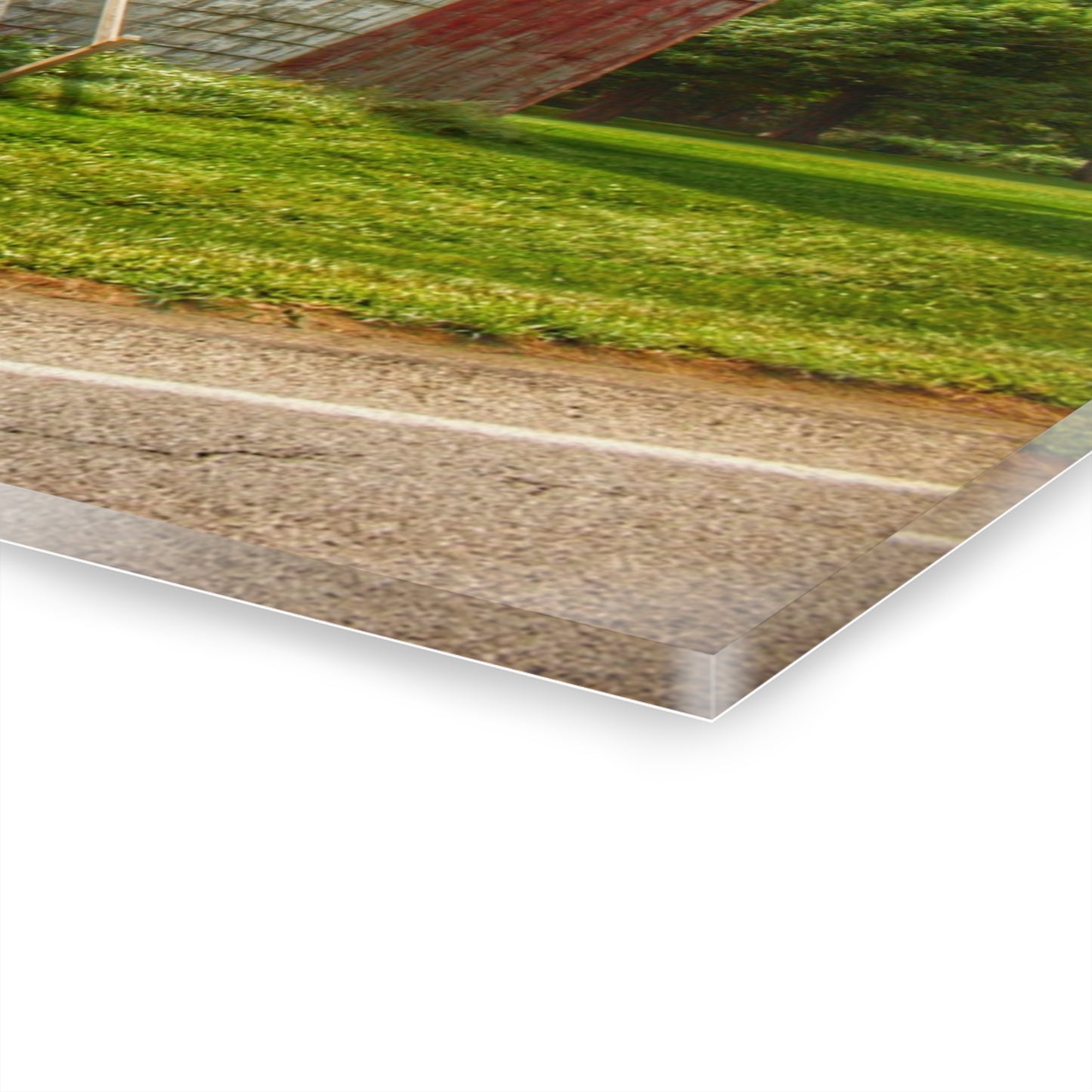 U R There Photography Metamora Red Silo Rustic Farmhouse Acrylic Wall Print