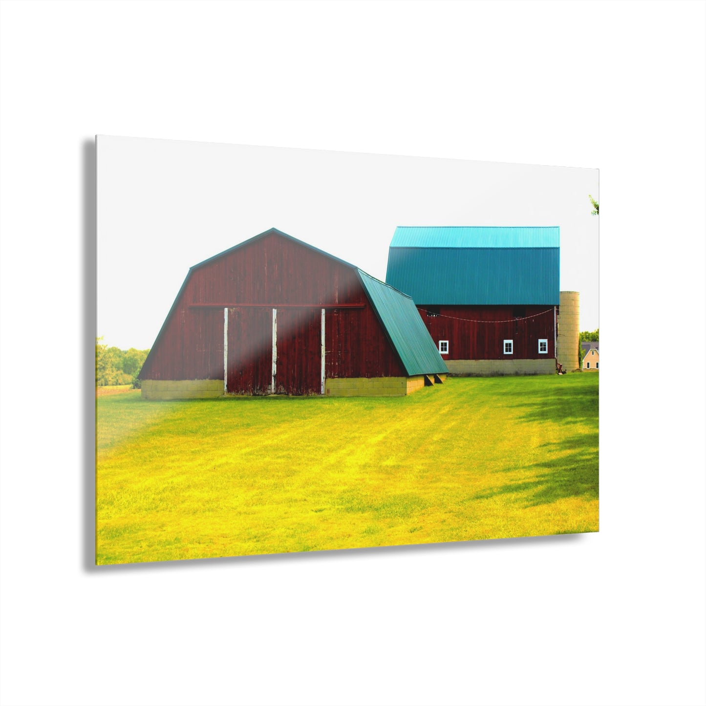 U R There Photography Baldwin Barn Brothers I Rustic Farmhouse Acrylic Wall Print