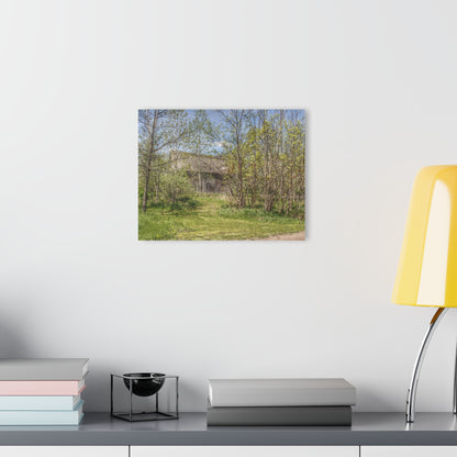 U R There Photography Bishop Road Grey I Rustic Farmhouse Acrylic Wall Print