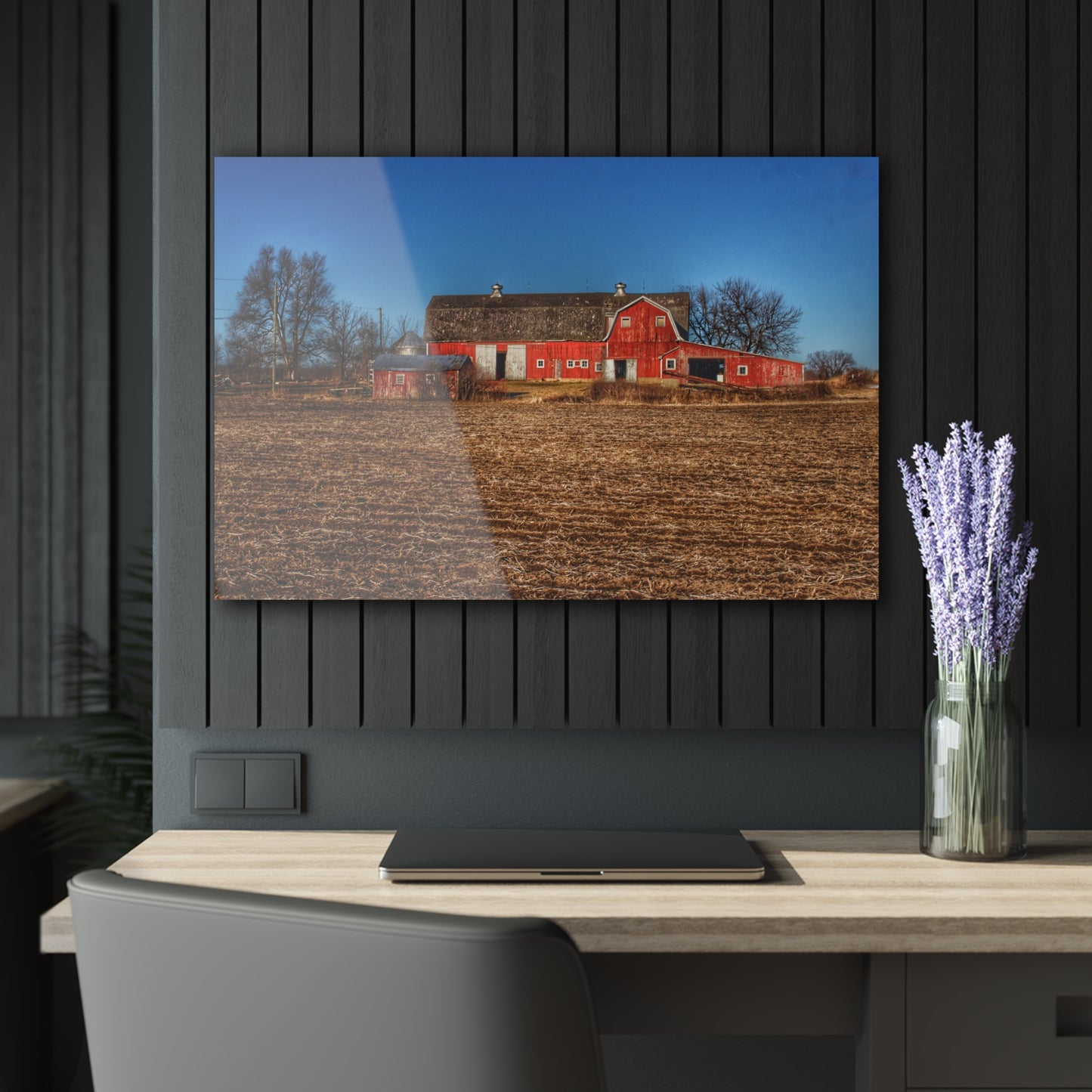 Barn Boutique Modern Farmhouse Acrylic Wall Print| Rochester Road Reds II