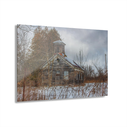U R There Photography Vermilya Schoolhouse II Rustic Farmhouse Acrylic Wall Print