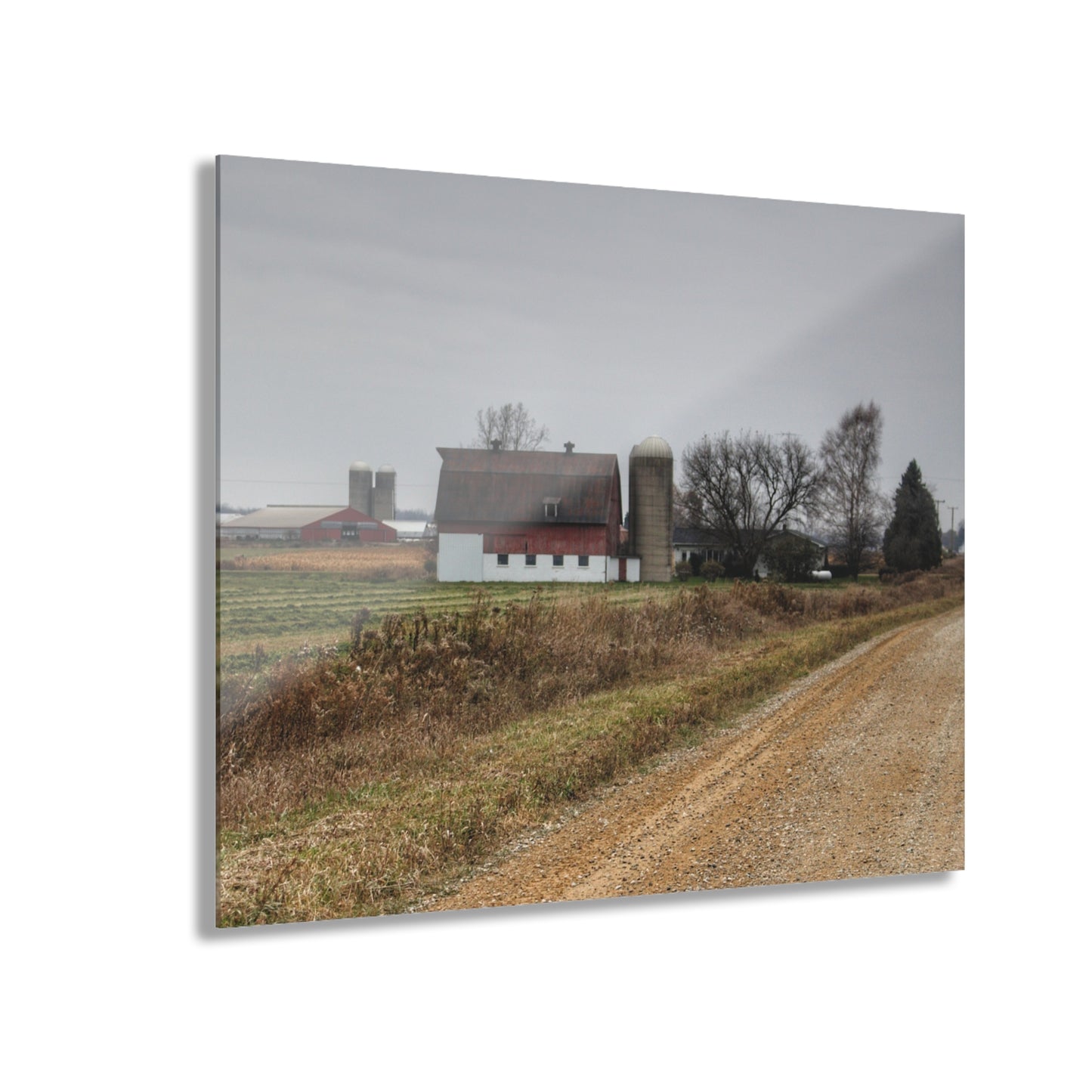 U R There Photography Gates Road Farm Rustic Farmhouse Acrylic Wall Print