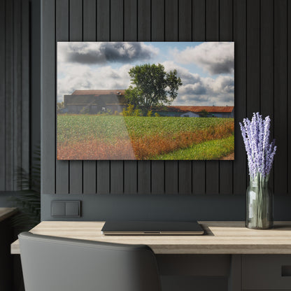 U R There Photography Silverwood Haybarn Rustic Farmhouse Acrylic Wall Print