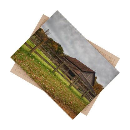 U R There Photography Chalet Grey I Rustic Farmhouse Decorative Ceramic Tile