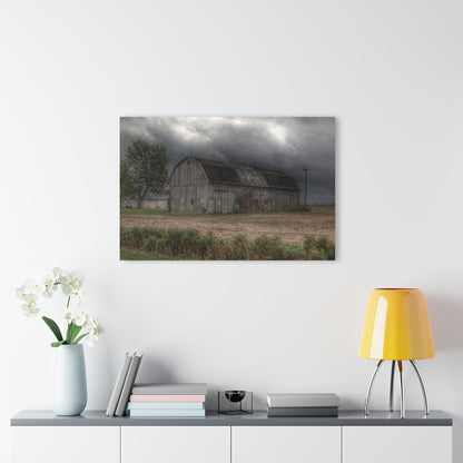 U R There Photography Waterman Road Grey II Rustic Farmhouse Acrylic Wall Print