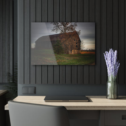 U R There Photography Melvin Grey Rustic Farmhouse Acrylic Wall Print