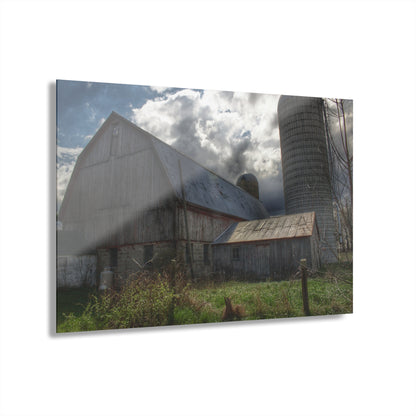 U R There Photography Sandusky Grey II Rustic Farmhouse Acrylic Wall Print