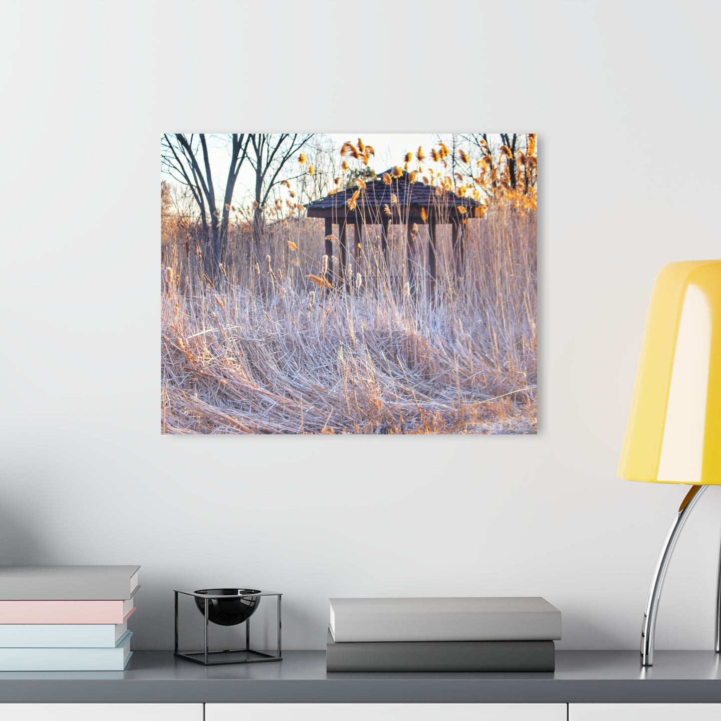 U R There Photography Haines Hidden Gazebo Rustic Farmhouse Acrylic Wall Print