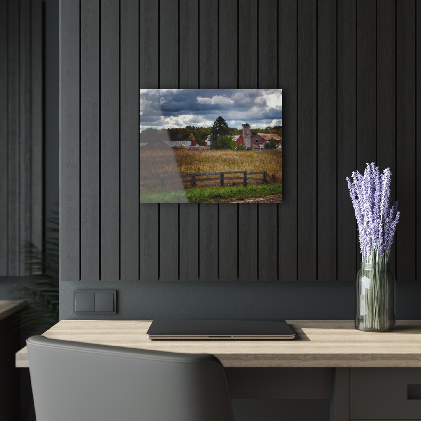 U R There Photography Baldwin Road Farm Rustic Farmhouse Acrylic Wall Print
