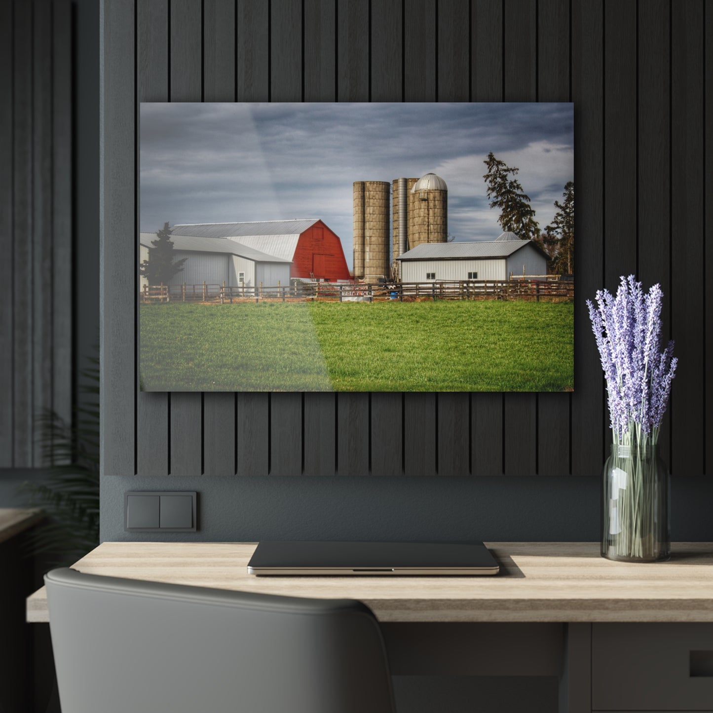 U R There Photography M-24 Farm Rustic Farmhouse Acrylic Wall Print