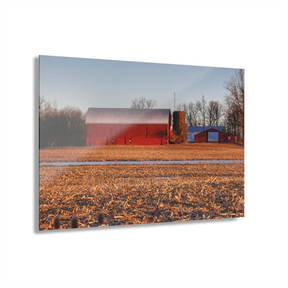 U R There Photography Early Spring on Catlin Road Rustic Farmhouse Acrylic Wall Print