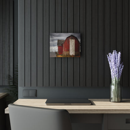 U R There Photography Hurds Corner Red III Rustic Farmhouse Acrylic Wall Print