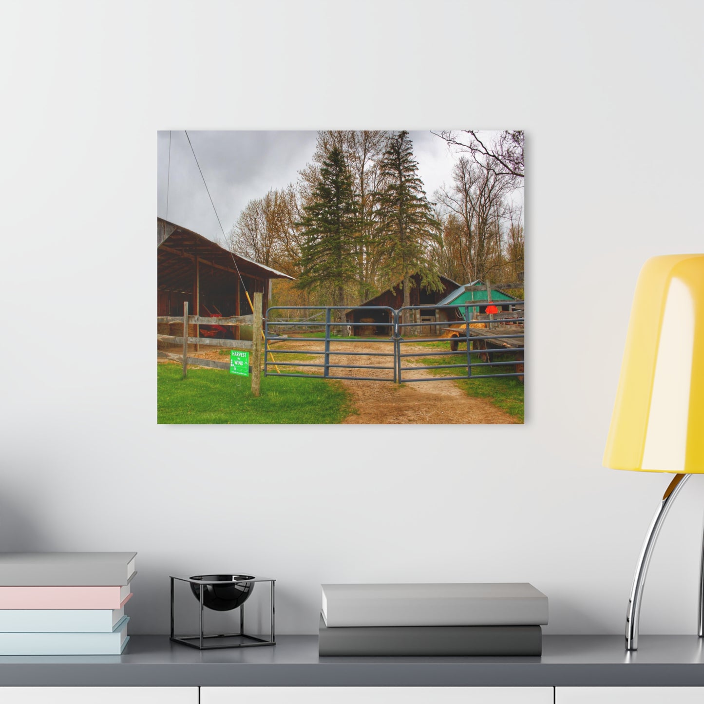 U R There Photography Castle Roadside Greys Rustic Farmhouse Acrylic Wall Print