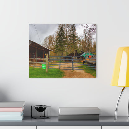 U R There Photography Castle Roadside Greys Rustic Farmhouse Acrylic Wall Print