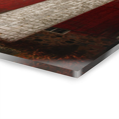 U R There Photography Hurds Corner Red III Rustic Farmhouse Acrylic Wall Print