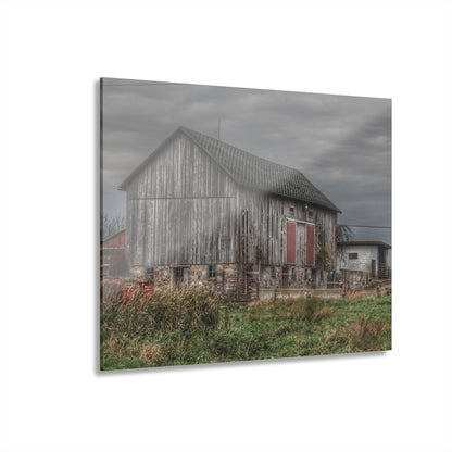 U R There Photography Swaffer Road Grey Rustic Farmhouse Acrylic Wall Print