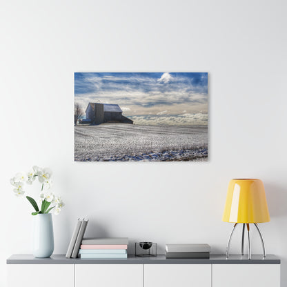 U R There Photography Early Spring Grey I Rustic Farmhouse Acrylic Wall Print