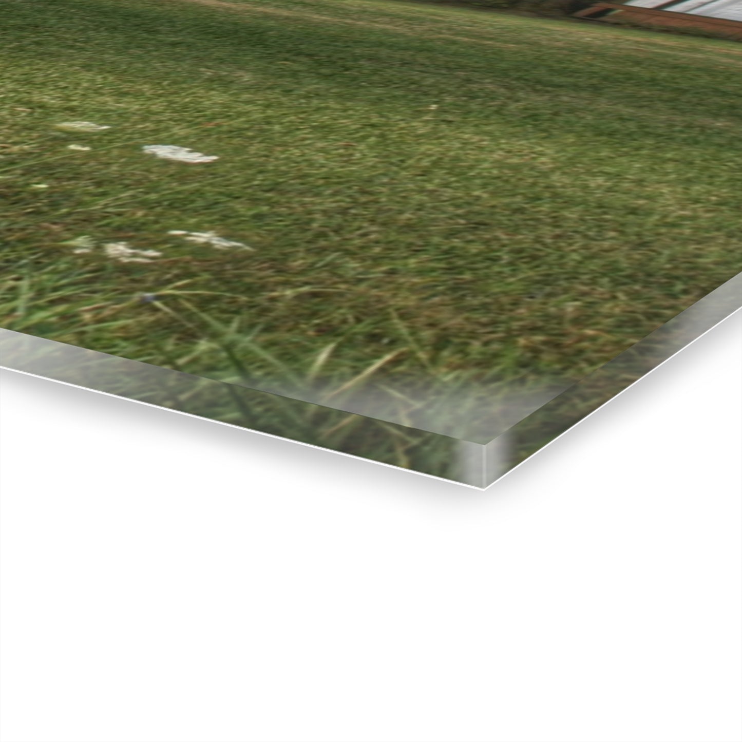 U R There Photography Marathon Road White Rustic Farmhouse Acrylic Wall Print