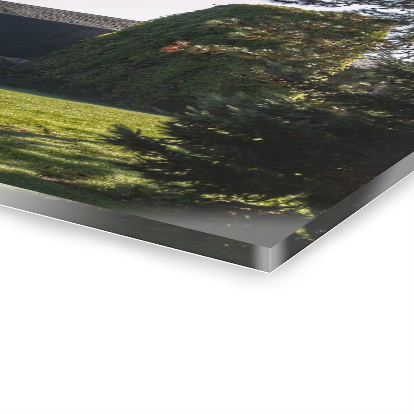 U R There Photography Five Lakes Road White Rustic Farmhouse Acrylic Wall Print