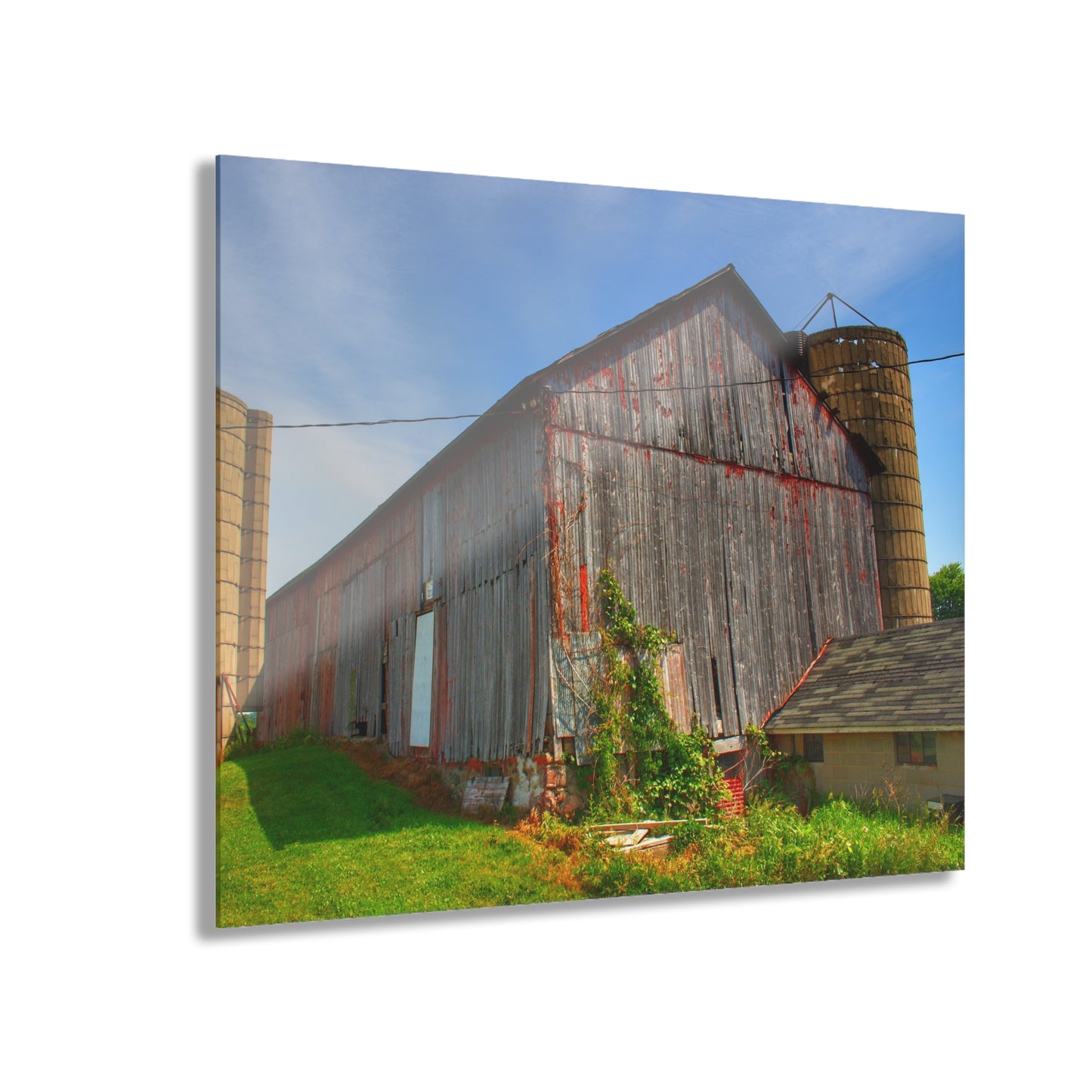 U R There Photography Marlette Red II Rustic Farmhouse Acrylic Wall Print