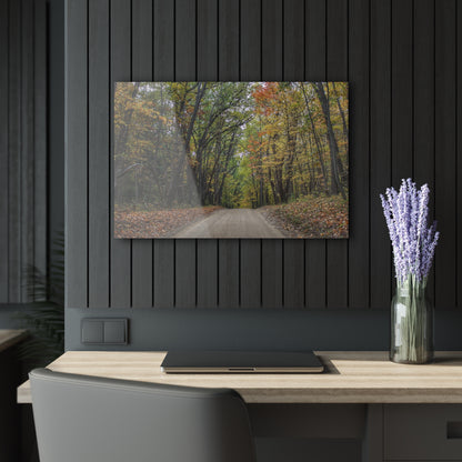U R There Photography Country Roads in Dryden III Rustic Farmhouse Acrylic Wall Print