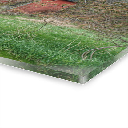 U R There Photography Hickory Ridge Red II Rustic Farmhouse Acrylic Wall Print