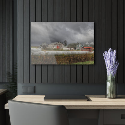 U R There Photography Waterman Road Grey I Rustic Farmhouse Acrylic Wall Print