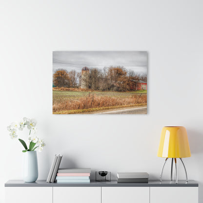 U R There Photography Burnside Road Grey II Rustic Farmhouse Acrylic Wall Print