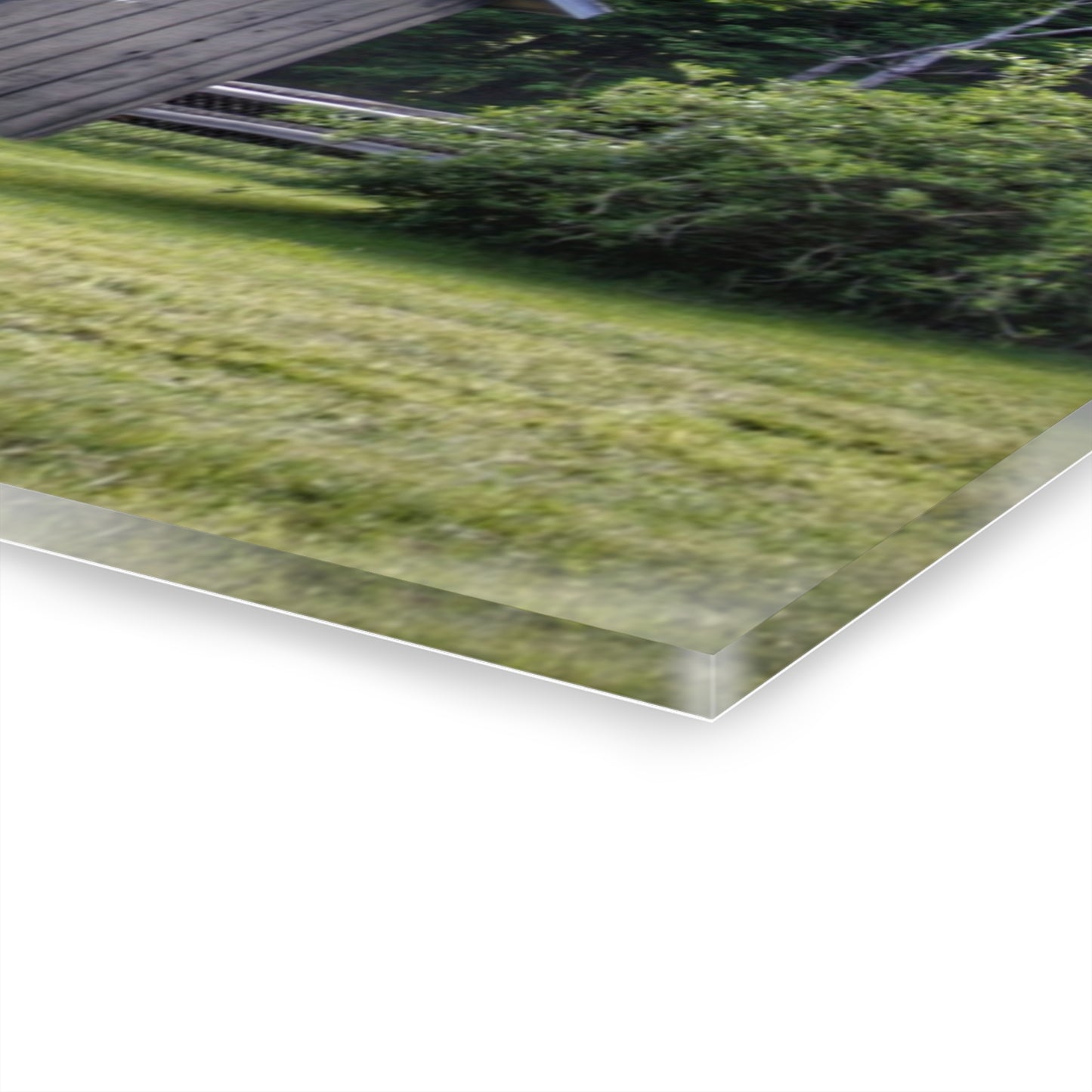 U R There Photography Leonard Road Roadside Greys Rustic Farmhouse Acrylic Wall Print