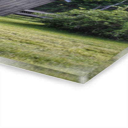 U R There Photography Leonard Road Roadside Greys Rustic Farmhouse Acrylic Wall Print