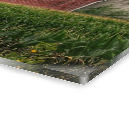 U R There Photography Mayville Lapeer Road Red Rustic Farmhouse Acrylic Wall Print