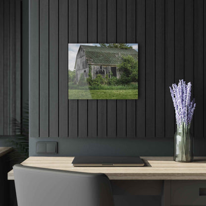 U R There Photography Hunters Creek Forgotten Grey Rustic Farmhouse Acrylic Wall Print