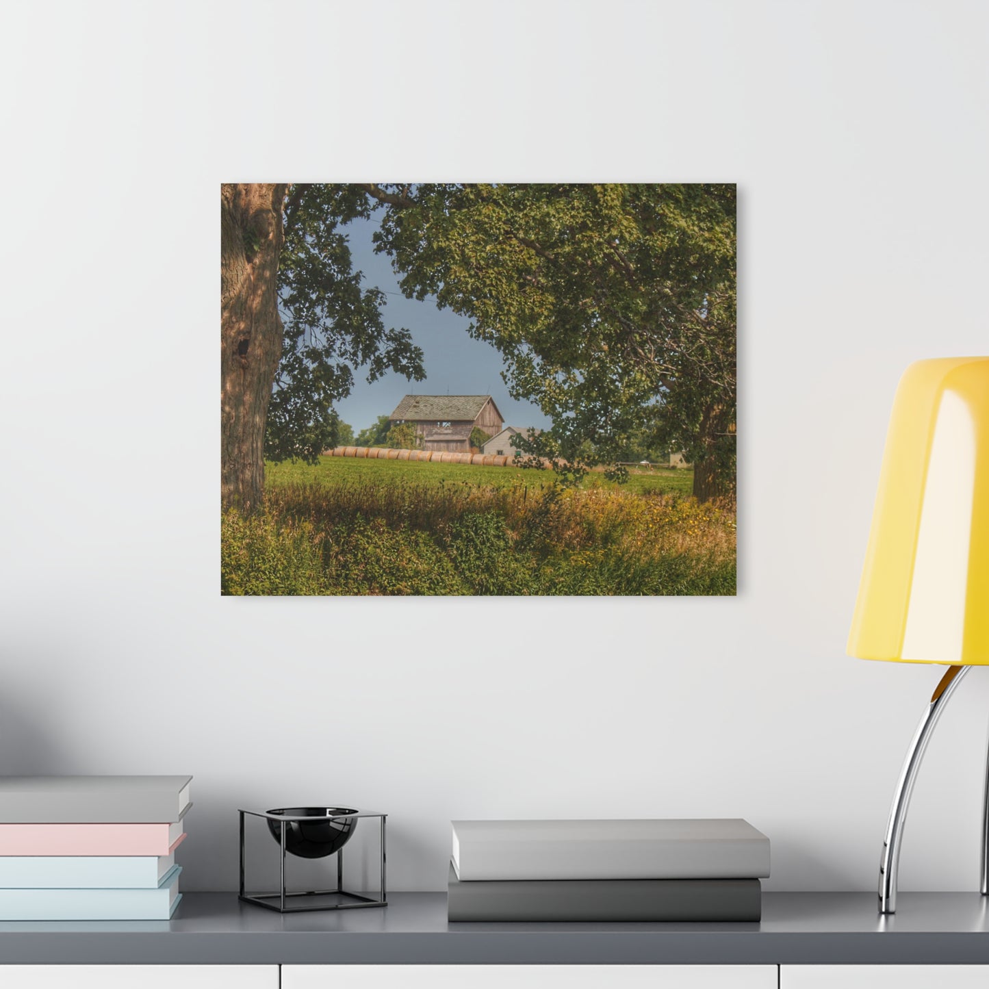 U R There Photography Treasurer Road Haybarn Rustic Farmhouse Acrylic Wall Print